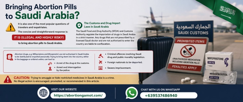 Bringing Abortion Pills to Saudi Arabia?