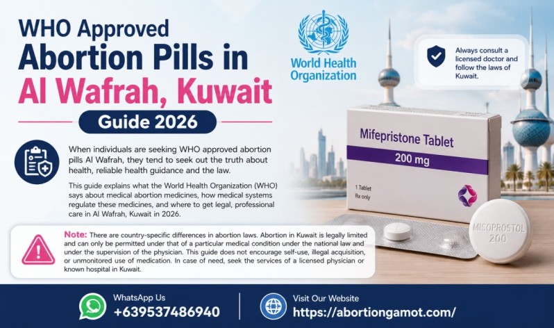 WHO approved abortion pills Al Wafrah