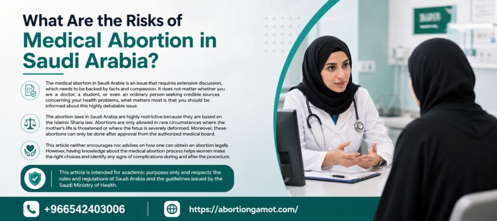 Medical abortion risks Saudi Arabia healthcare